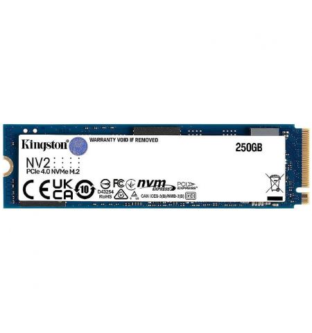 250GB SSD M.2 Type 2280 PCIe 4.0 x4 NVMe Kingston NV2 SNV2S/250G, Read