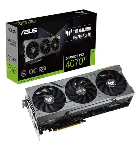 Видеокарта ASUS TUF-RTX4070TI-O12G-GAMING, GeForce RTX4070 Ti 12GB GDD