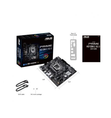 Материнская плата ASUS PRIME H510M-E R2.0 Intel H510, LGA1200, Dual DD Материнская плата ASUS PRIME H510M-E R2.0 Intel H510, LGA1200, Dual DD