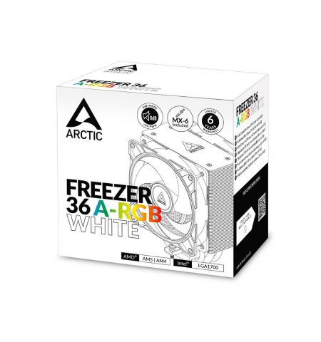 Кулер для процессора Cooler Arctic Freezer 36 A-RGB (White) for AMD&In Кулер для процессора Cooler Arctic Freezer 36 A-RGB (White) for AMD&In