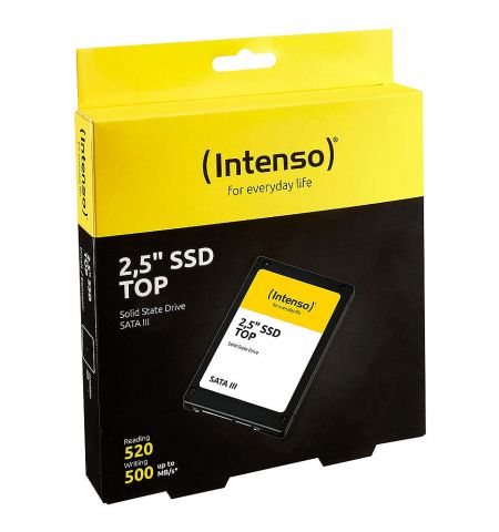 Внутрений высокоскоростной накопитель 256GB SSD 2.5" Intenso Top (3812