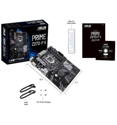Материнская плата ASUS PRIME Z370-P II Intel Z370, LGA1151, Dual DDR4 Материнская плата ASUS PRIME Z370-P II Intel Z370, LGA1151, Dual DDR4