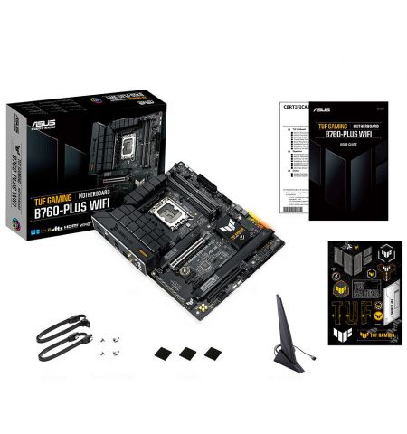 Материнская плата ASUS TUF GAMING B760-PLUS WIFI Intel B760, LGA1700, Материнская плата ASUS TUF GAMING B760-PLUS WIFI Intel B760, LGA1700,
