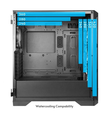 Case E-ATX Miditower Chieftec Gaming APEX GA-01B-TG-OP Black no PSU, 1 Case E-ATX Miditower Chieftec Gaming APEX GA-01B-TG-OP Black no PSU, 1