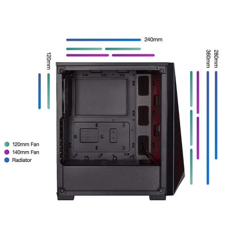 Корпус Case Middletower Corsair Carbide Series SPEC-DELTA RGB Tempered Корпус Case Middletower Corsair Carbide Series SPEC-DELTA RGB Tempered