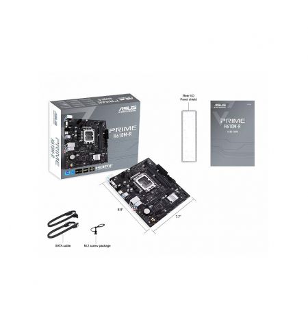 Материнская плата ASUS PRIME H610M-R-SI Intel H610, LGA1700, Dual DDR5 Материнская плата ASUS PRIME H610M-R-SI Intel H610, LGA1700, Dual DDR5
