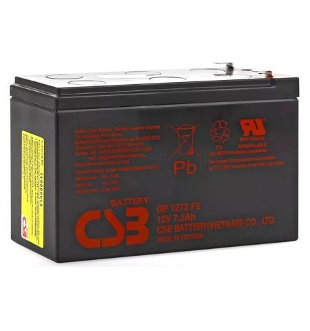 Аккумуляторная батарея CSB Battery UPS 12V/ 7.2AH GP 1272 F2 Аккумуляторная батарея CSB Battery UPS 12V/ 7.2AH GP 1272 F2