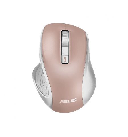 Мышь ASUS MW202 Silent Wireless Mouse, Rose Gold, Optical, 2.4GHz, 800