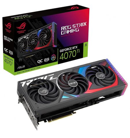 Видеокарта ASUS ROG-STRIX-RTX4070TI-O12G-GAMING, GeForce RTX4070 Ti 12