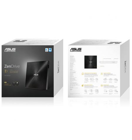 Внешние оптический привод DVD-RW ASUS ZenDrive U9M Ultraslim Black Ext