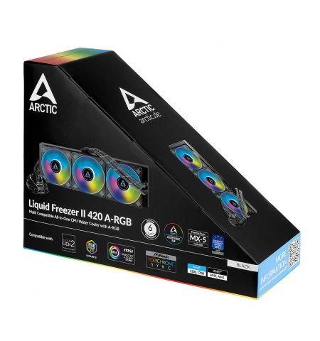 Водяное охлаждение Arctic Liquid Freezer II 420 A-RGB Multi Compatible Водяное охлаждение Arctic Liquid Freezer II 420 A-RGB Multi Compatible