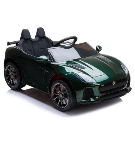 Электромобиль Jaguar F-TYPE, зеленый
