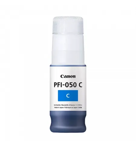 Картридж чернильный Canon PFI-050 C, 70мл, Голубой