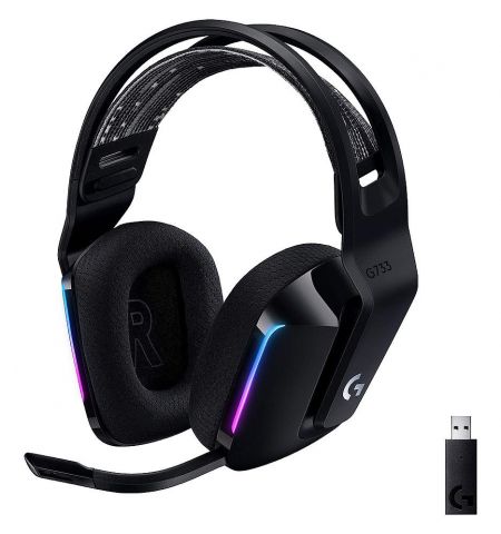 Игровые наушники Logitech G733 Lightspeed Wireless Gaming Headset Blac