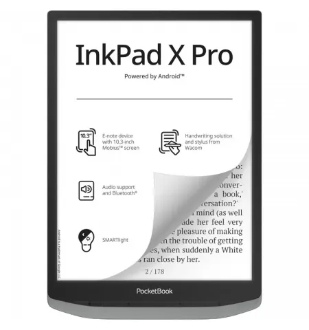Электронная книга PocketBook InkPad X Pro, Mist Grey