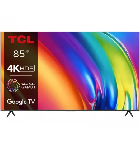 85" LED SMART Телевизор TCL 85P745, 3840x2160 4K UHD, Google TV, Чёрный