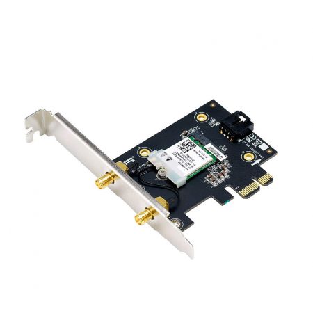 ASUS PCE-AXE5400 Dual Band PCI-E WiFi 6E (802.11ax), 2.4GHz/5GHz/6GHz, ASUS PCE-AXE5400 Dual Band PCI-E WiFi 6E (802.11ax), 2.4GHz/5GHz/6GHz,