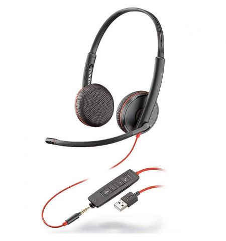Plantronics Blackwire 3225 Stereo USB-A/ Jack 3.5mm Headset 209747-201