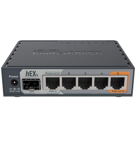 Mikrotik Router hEX S (RB760iGS), Dual core 880 Mhz CPU, 256MB RAM, 5x Mikrotik Router hEX S (RB760iGS), Dual core 880 Mhz CPU, 256MB RAM, 5x