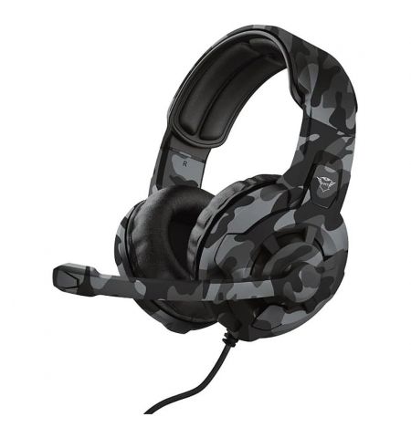 Trust Gaming GXT 411K Radius Multiplatform Headset - Black Camo, 40mm