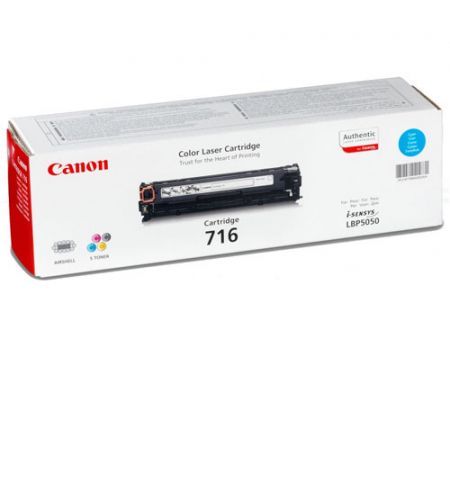 Laser Cartridge Canon 716 (HP CB541A), cyan (1500 pages) for LBP-5050/5050N, MF8030Cn/8050Cn/8080Cw
