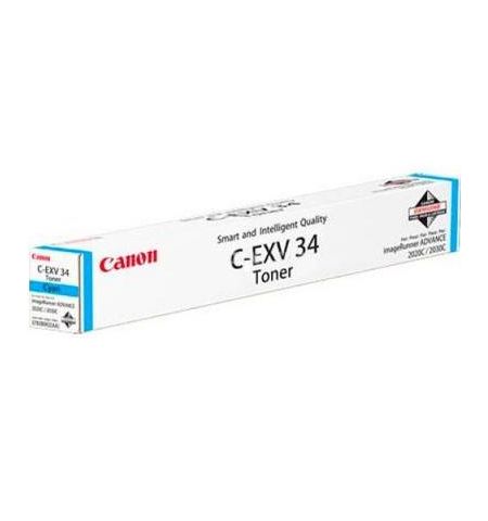 Toner Canon C-EXV34 Cyan, (270g/appr. 19000 pages 10%) for Canon iRC2020L/20i/25i/30L/30i