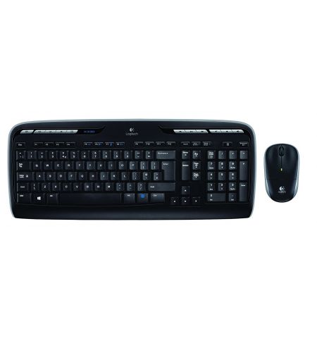 Logitech Wireless Desktop MK330, Multimedia Keyboard & Mouse, USB,