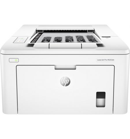 Printer HP LaserJet Pro M203dn, White,  A4, 1200 dpi, up to 28 ppm, 256MB, Duplex, Up to 30000 pages/month, USB 2.0, Ether 10/100, PCL5c, PCL6, Postscript, HP ePrint, Apple AirPrint™, CF230A/X Cartridge (~1600/3500 pages) Starter ~1000pages