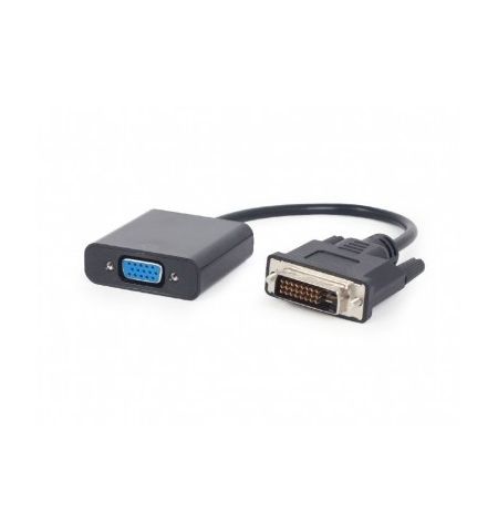 Adapter DVID-VGA - Gembird  A-DVID-VGAF-01,  DVI-D to VGA adapter cable, Black