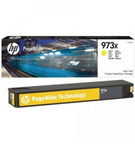 HP 973X (F6T83AE) High Yield Yellow Original PageWide Cartridge for HP PageWide Pro 452dw HP PageWide Pro 477dw, 7000 p.