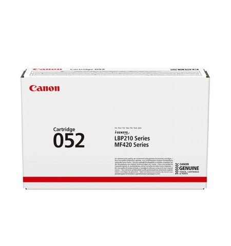 Laser Cartridge Canon 052 (HP ххх X), black (3 100 pages) for LBP-21X Series & MF42X Series