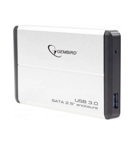 Gembird EE2-U3S-2-S, External enclosure for 2.5'' SATA HDD with USB3.0(5Gb/s) interface, Silver