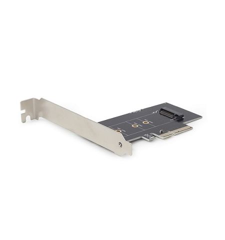 PCI-E Card - Gembird PEX-M2-01, PCI-Express add-on card, M.2 SSD adapter, M.2 flash memory module (2280, 2260, 2242), Low-profile brackets