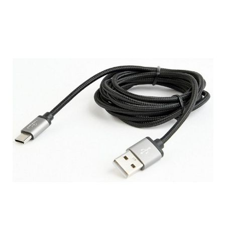 Cable USB2.0/Type-C Cotton braided - 1.8m - Cablexpert CCB-mUSB2B-AMCM-6,