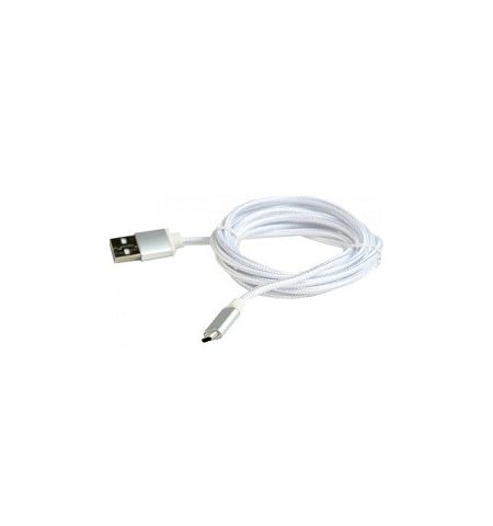 Cable USB2.0/Type-C Cotton braided - 1.8m - Cablexpert CCB-mUSB2B-AMCM-6-S,