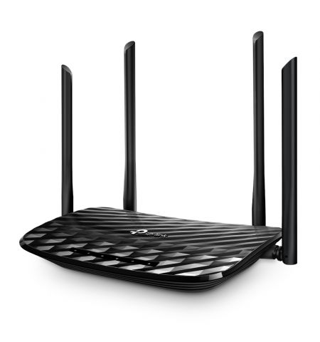 Wi-Fi роутер TP-LINK Archer C6 / AC1200 Dual Band / Wi-Fi5 / Gigabit  / 1WAN+4LAN / 4 external antennas+1 internal antenna