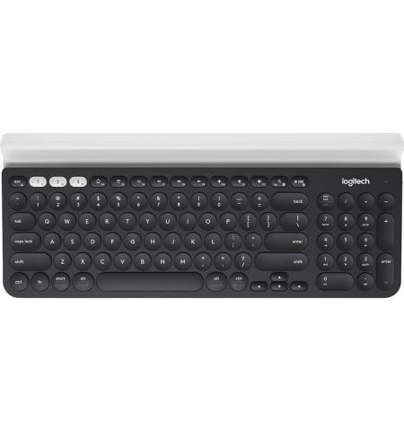 Logitech Wireless Multi-Device Keyboard K780, Full-size, Cradle,