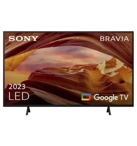 43" LED SMART Телевизор SONY KD43X75WLPAEP, 3840x2160 4K UHD, Google TV, Чёрный