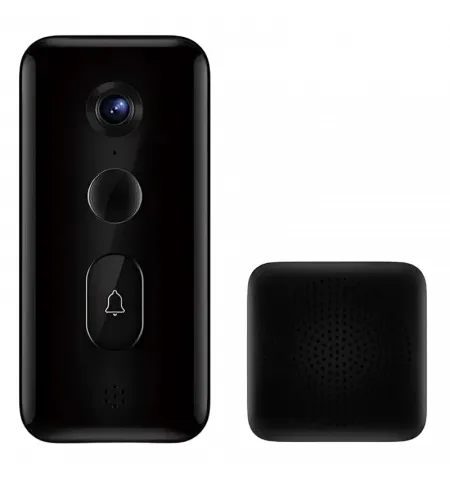 Дверной видеозвонок Xiaomi Smart Doorbell 3, Чёрный