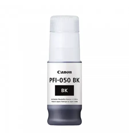Картридж чернильный Canon PFI-050 BK, 70мл, Чёрный
