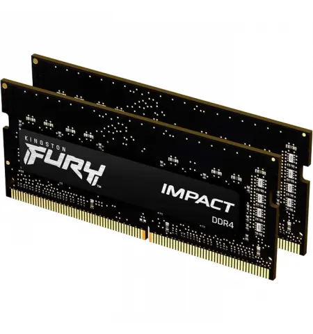 Оперативная память Kingston FURY Impact, DDR4 SDRAM, 2666 МГц, 32Гб, KF426S16IBK2/32