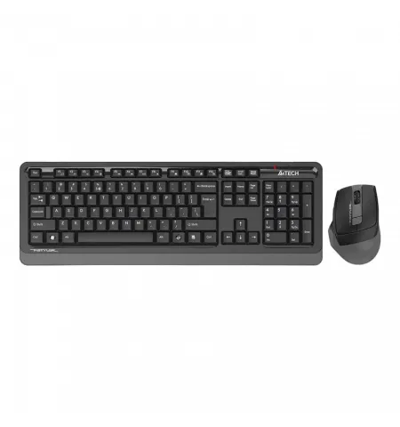 Клавиатура и мышь A4Tech FG1035, Беспроводное, Чёрный | Серый