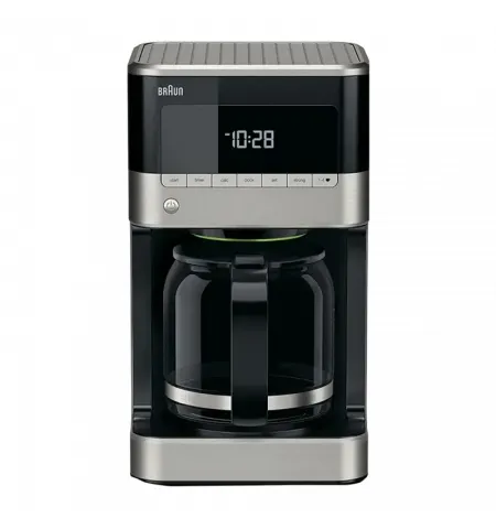 Капельная кофеварка Braun KF 7120 BK, 1000Вт, Черный | Нержавеющая сталь