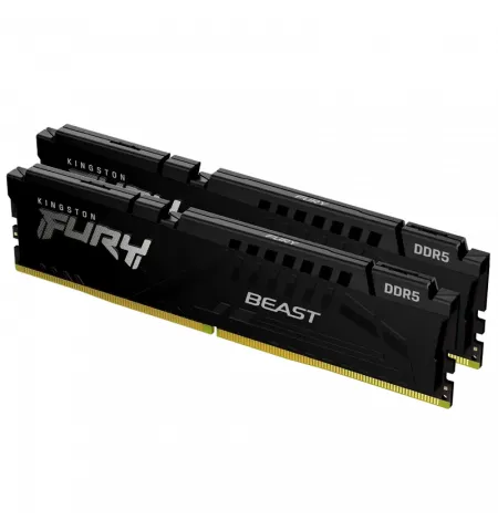 Оперативная память Kingston FURY Beast, DDR5 SDRAM, 5600 МГц, 64Гб, KF556C36BBEK2-64