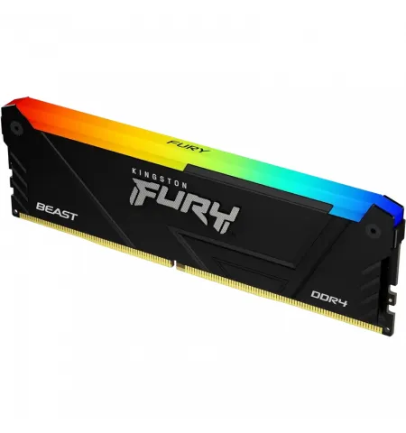 Оперативная память Kingston FURY Beast RGB, DDR4 SDRAM, 2666 МГц, 8Гб, KF426C16BB2A/8