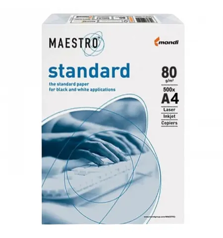 Бумага Maestro Standart 80g, A4