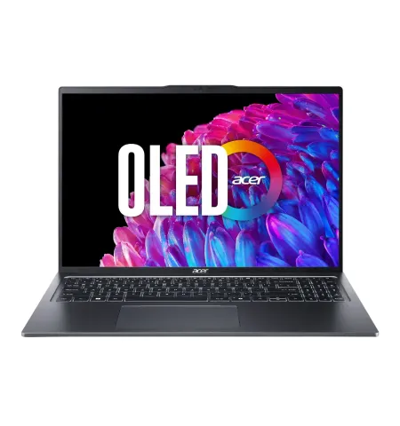 Ноутбук 16" Acer Swift Go 16 OLED SFG16-72, Steel Gray, Intel Core Ultra 7 155U, 16Гб/1024Гб, Linux eShell