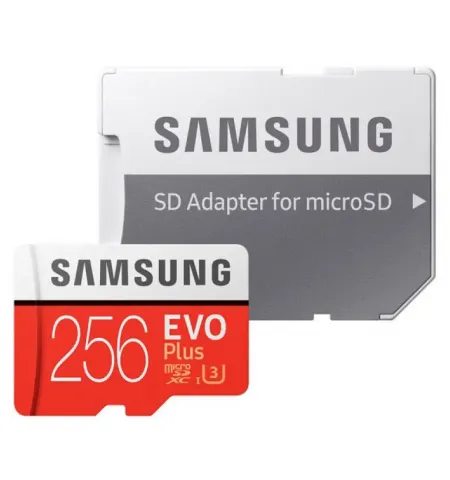 Карта памяти Samsung EVO Plus MicroSD, 256Гб (MB-MC256GA/RU)