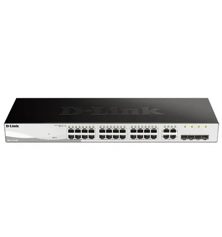 24-port 10/100/1000BASE-T, D-Link DGS-1210-28/F1A