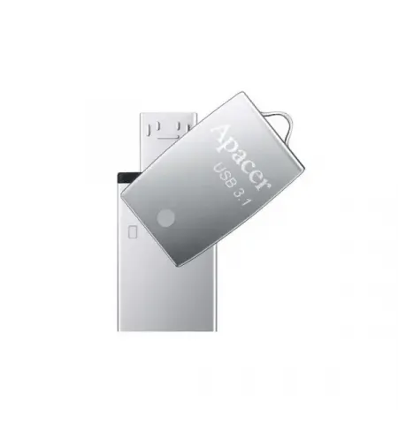 USB Flash накопитель Apacer AH750, 16Гб, Серебристый